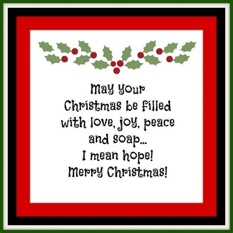 Looking for some holiday sayings to write on a card or instagram caption? michelle paige blogs: Quick Soap Gift for Christmas