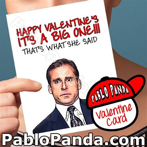 Funny Valentines Card The Office 00 Michael Scott Etsy
