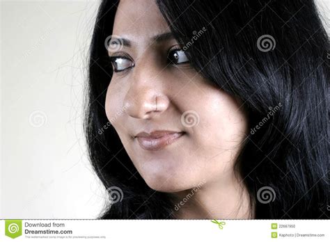 Face Of Beautiful Indian Girl Stock Photo Image 22687950