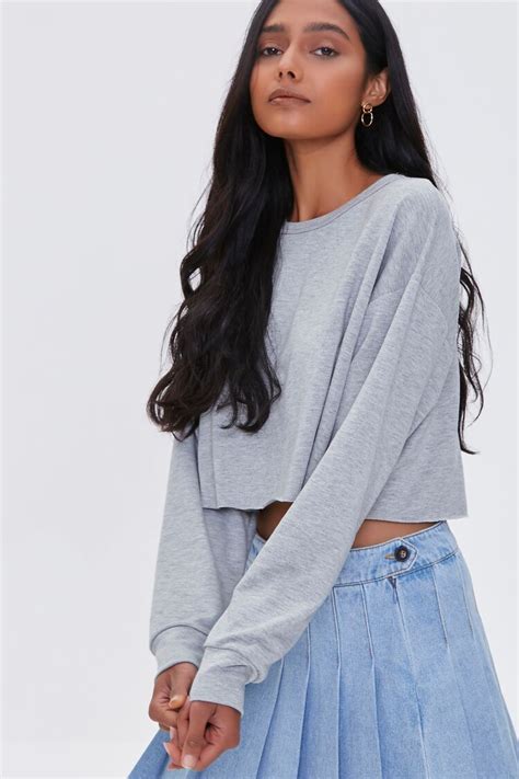 Cropped French Terry Top