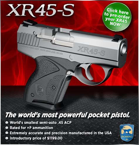 Pocket Guns And Gear Boberg Xr45 S Now Available For Pre Order