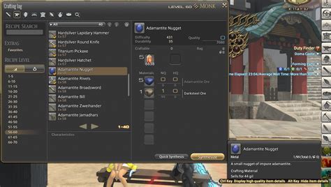Guides for all crafting classes are now available in ffxivguild! Final Fantasy Online Crafting Guide