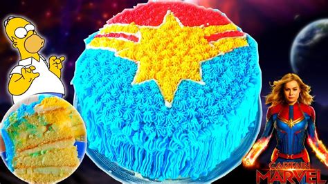 What a absolute pleasure it was to design captain marvel for the upcoming film. GÂTEAU CAPTAIN MARVEL ! (SHAG RUG CAKE) - YouTube