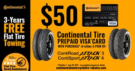 Continental Motorcycle Tire Rebate