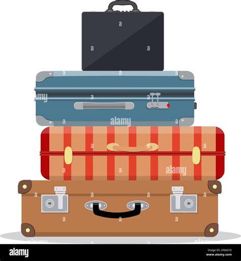 Suitcasesvector Hi Res Stock Photography And Images Alamy