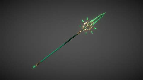 Primodial Jade Winged Spear 3d Model By Chui Xin Chuixin Bad35d4