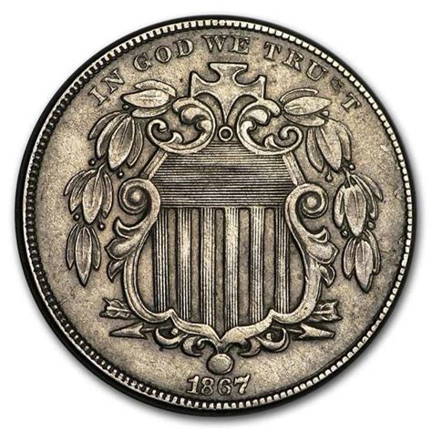 Buy 1867 Shield Nickel Wrays Au Apmex