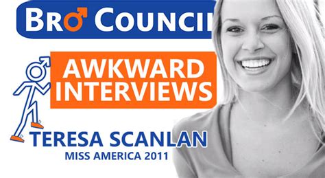 Awkward Interview Miss America Teresa Scanlan