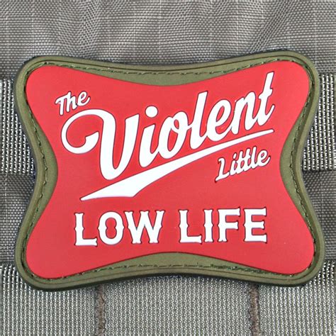 Violent Little Low Life Morale Patch Violent Little Machine Shop