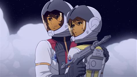2048x1536 Resolution Male And Female Character In Astronaut Suit Illustration Uchuu Senkan