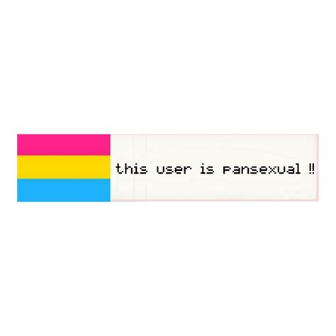 Pansexual Sticker By Moontylera5gmailcom