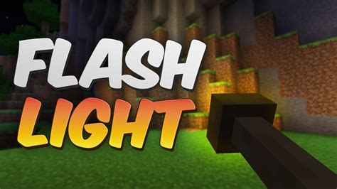 Realistic Flashlight In Minecraft Flashlight Mod Showcase Youtube