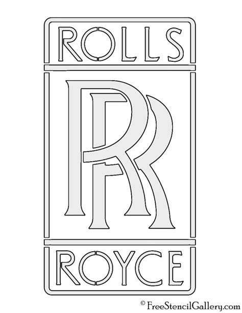 Rolls Royce Logo Stencil Free Stencil Gallery