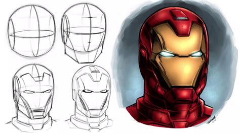 Check spelling or type a new query. Easy Helmet Iron Man Face Drawing - Smithcoreview