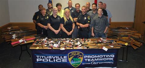 Titusville Police Collect Pen Gun Sawed Off Shotguns On Thursday