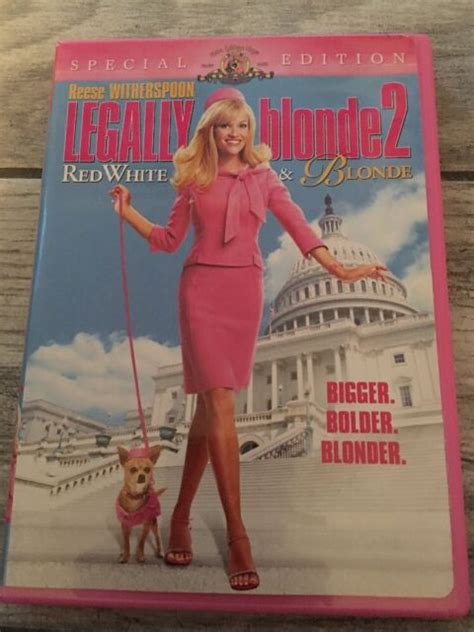 Legally Blonde 2 Dvd Red White And Blonde Special Edition Reese