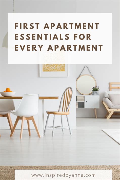 First Apartment Essentials Every Apartment Needs Apartment Essentials