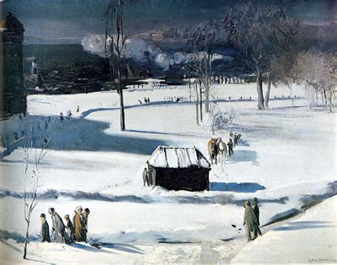 George Bellows 18821925 Blue Snow The Battery With
