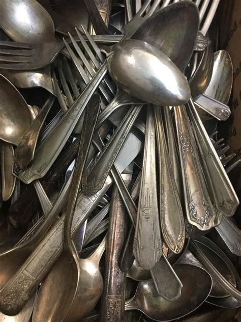 Silver Plate Flatware Craft Lot Flatware Crafts Food Photography