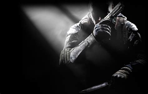 Free Download Wallpaper Gun Knife Call Of Duty Cod Activision