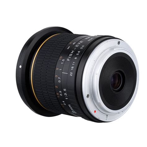 New Lightdow 8mm F35 Manual Ultra Wide Angle Fisheye Lens For Canon
