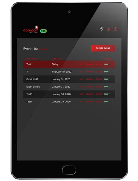 ipad app - DR Booth - Darkroom Software