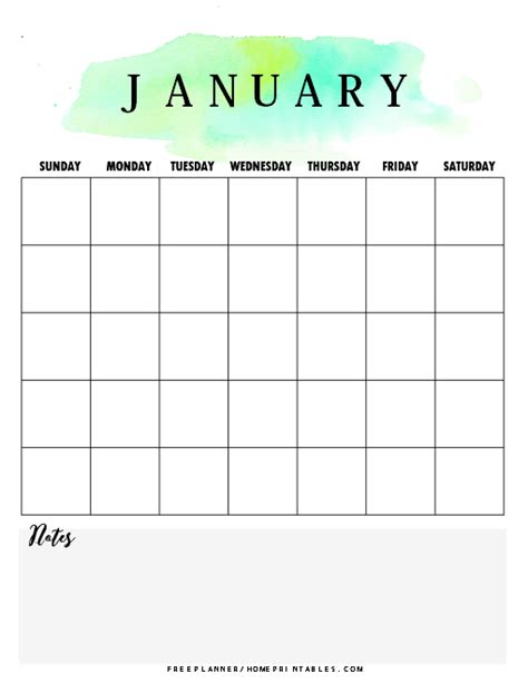 2018 Planner Printable10 Home Printables