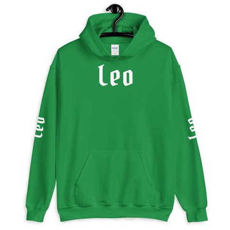 Leo Hoodie Leo Shirt Leo T Leo Sweatshirt Leo Etsy