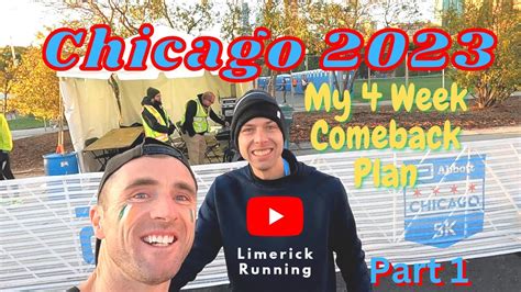 Chicago Marathon 2023 Vlog Begins My 4 Week Marathon Plan For The