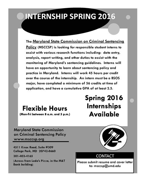 Ccjs Undergrad Blog Spring Internship Maryland Commission On