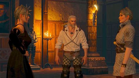 geralt sneaks into twin sisters house 2 ways witcher 3 rosa and edna var attre swordplay