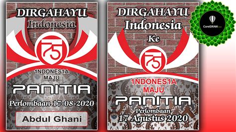 Desain Id Card Panitia Hut Ri Ke Imagesee