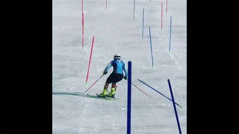 World Cup Ski Racers Slalom Training 6 Youtube