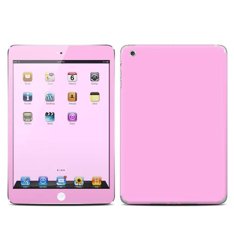 Solid State Pink Apple Ipad Mini Skin Covers Apple Ipad Mini For
