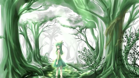 Blue eyes elizabeth liones green hair long hair skirt. Anime 1920x1080 Green Wallpapers - Wallpaper Cave