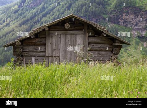Mountain Hut In South Tyrol Stock Photo Alamy
