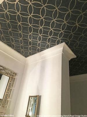 Check out our range of ceiling paint products at your local bunnings warehouse. Endless Circles Lattice Moroccan Stencil in 2020 | Ceiling ...