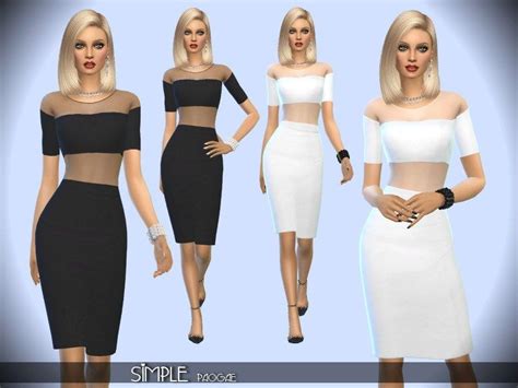 Simple The Sims 4 Catalog Sims 4 Clothing Sims 4 Simple Dresses