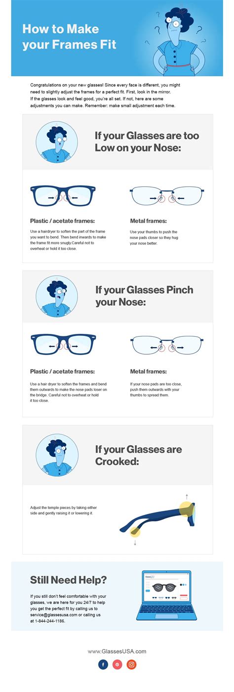Since Every Face Is Different You May Need Some Small Adjustments To Make Your New Pair Of