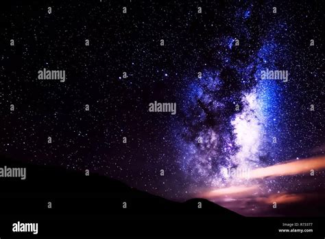 The Starry Sky The Milky Way Photo Of Long Exposure Night Landscape