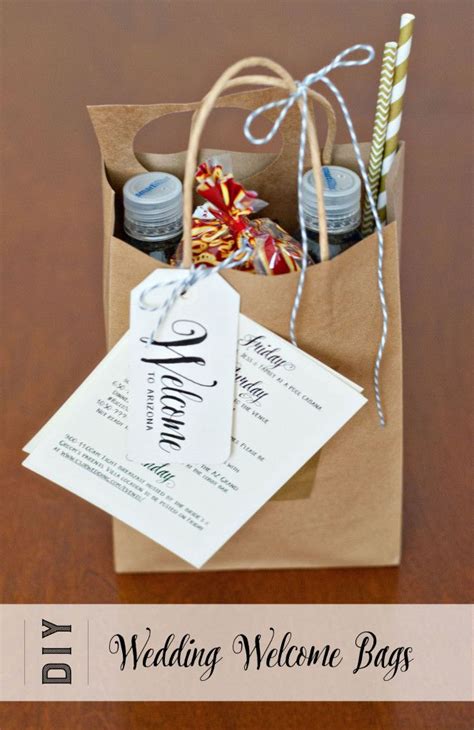 Welcome Bags We Made For Our Phoenix Az Wedding In April