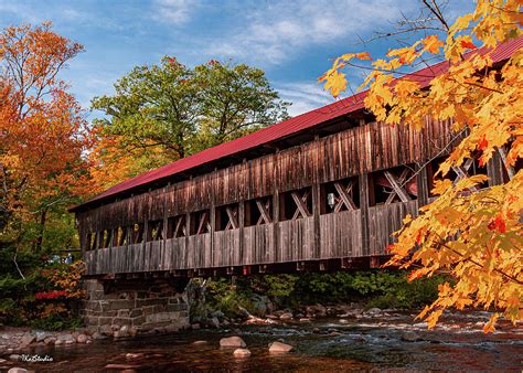 The Albany Covered Bridge In New Hampshire Photograph By