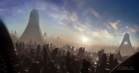 3dtotal Is Undergoing A Refresh Futuristic City Environment Concept