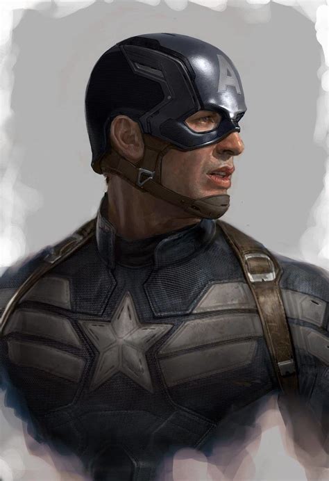 Captain America Portraits Ryan Meinerding Captain America Wallpaper