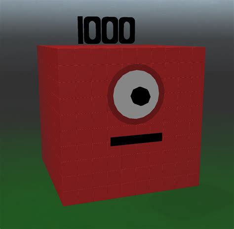 Numberblock 1000 By Robloxnoob2006 On Deviantart