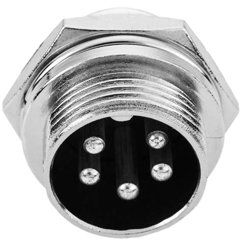 Connector Male Micro 5pin GX16 Aviation Cablematic