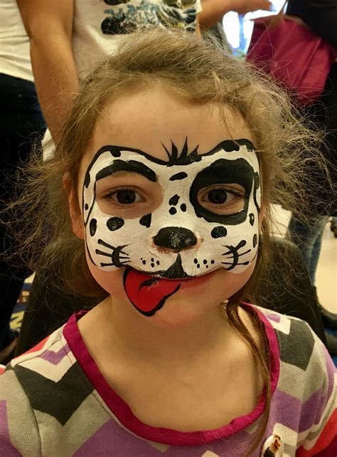 A Puppy Face Painting Design Done From Niloo The Face Painting Artist