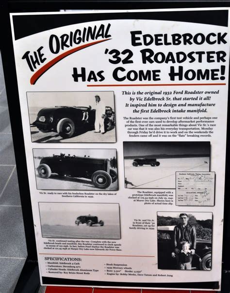 Just A Car Guy Vics Garage The Collection Of Edelbrock Race