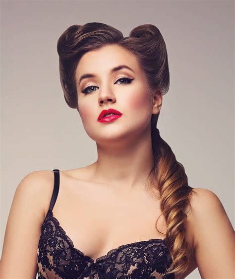 35 modern pin up hairstyles for a new look in 2023