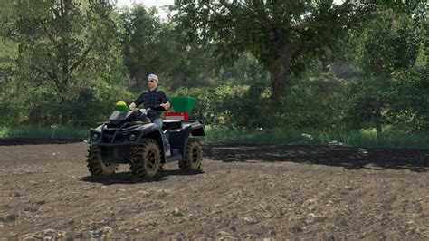 Quad With Delimbre Spreader V10 Mod Farming Simulator 2022 19 Mod